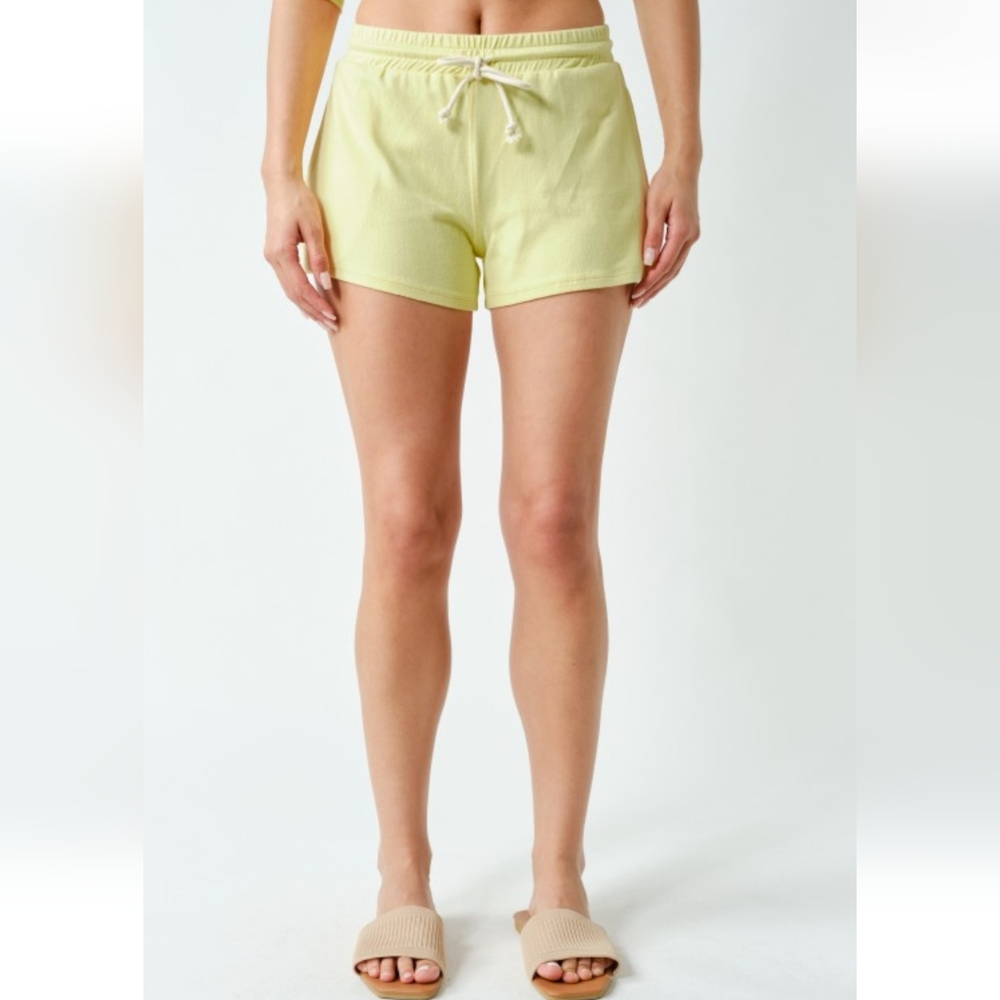 💛✨ Yellow Glow Hacci Shorts
